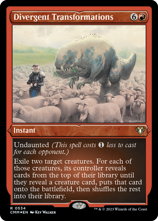 Divergent Transformations (CMM-534) - Commander Masters Etched Foil