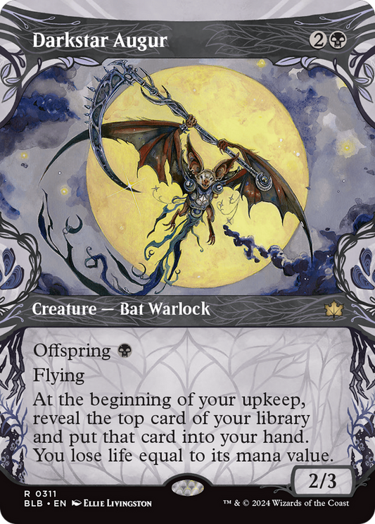 Darkstar Augur (BLB-311) - Bloomburrow: (Showcase) Foil