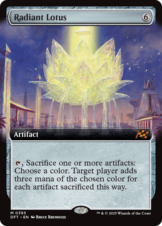 Radiant Lotus (Extended Art) (DFT-395) - Aetherdrift Foil