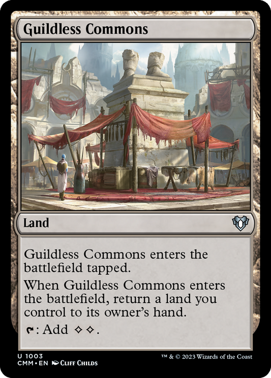 Guildless Commons (CMM-1003) - Commander Masters