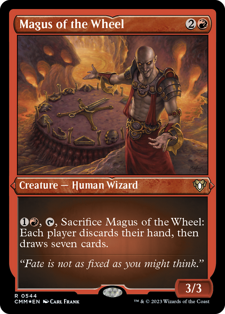 Magus of the Wheel (CMM-544) - Commander Masters Etched Foil