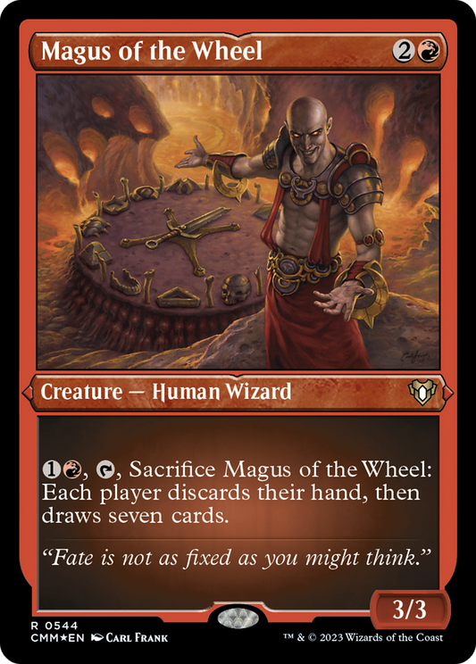 Magus of the Wheel (CMM-544) - Commander Masters Etched Foil