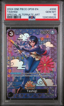 ONE PIECE TASHIGI ST06 SPECIAL ALTERNATE ART PSA 10