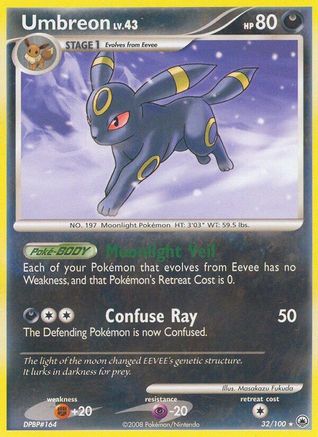 Umbreon 32/100 - Majestic Dawn