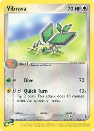Vibrava - 47/97 47/97 - Dragon Reverse Holofoil