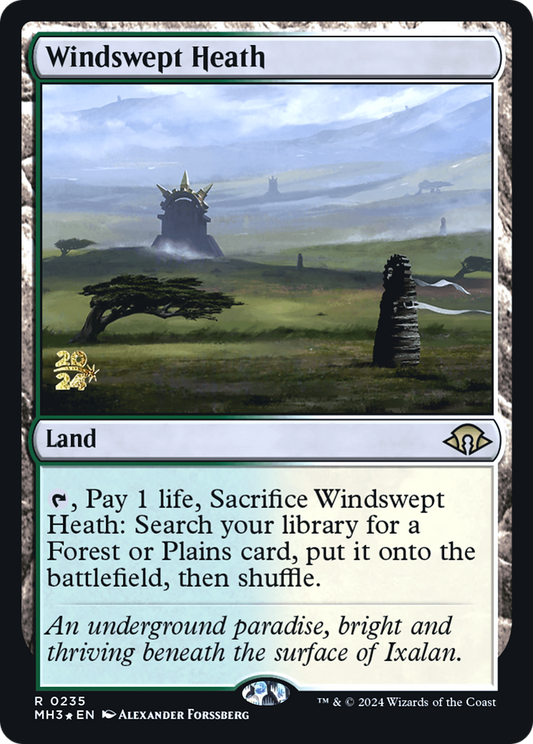 Windswept Heath (PMH3-235S) - Modern Horizons 3 Promos Foil