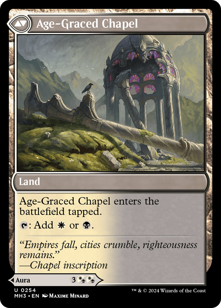 Glasswing Grace // Age-Graced Chapel (MH3-254) - Modern Horizons 3 Foil