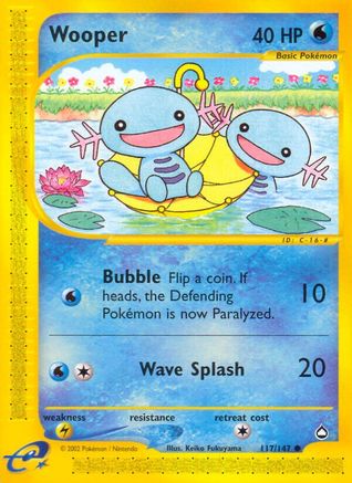 Wooper (117) 117/147 - Aquapolis