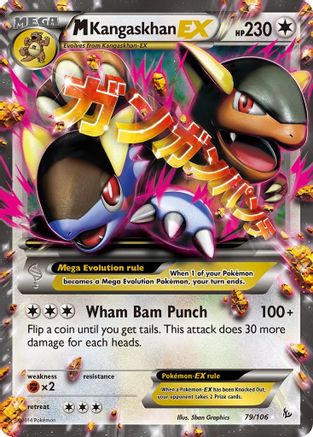 M Kangaskhan EX 79/106 - XY  Flashfire Holofoil