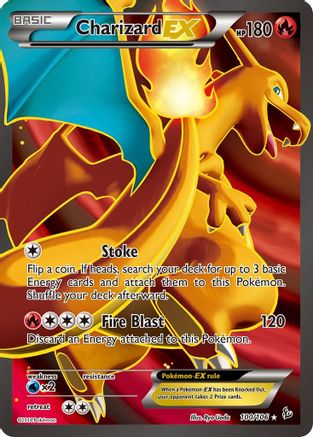 Charizard EX (100 Full Art) 100/106 - XY  Flashfire Holofoil