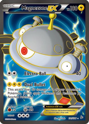 Magnezone EX (101 Full Art) 101/106 - XY  Flashfire Holofoil