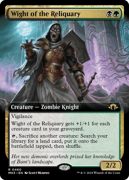 Wight of the Reliquary (MH3-460) - Modern Horizons 3: (Extended Art) Foil