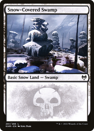 Snow-Covered Swamp (KHM-281) - Kaldheim: (snow)