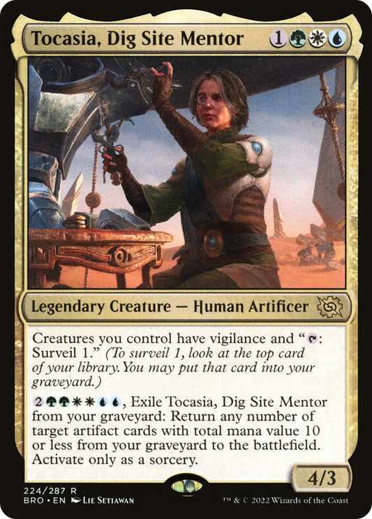 Tocasia, Dig Site Mentor (BRO-224) - The Brothers' War Foil