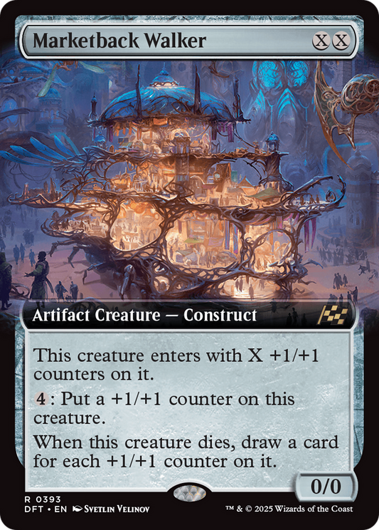 Marketback Walker (Extended Art) (DFT-393) - Aetherdrift