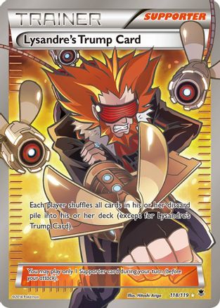 Lysandre's Trump Card (118 Full Art) 118/119 - XY  Phantom Forces Holofoil