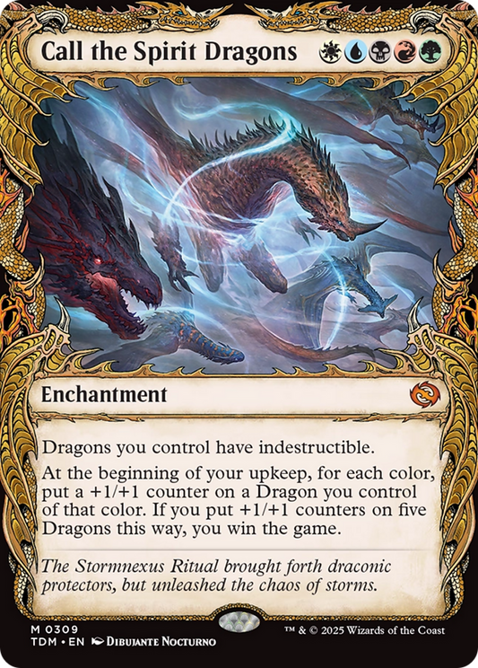 Call the Spirit Dragons (Showcase) (TDM-309) - Tarkir: Dragonstorm