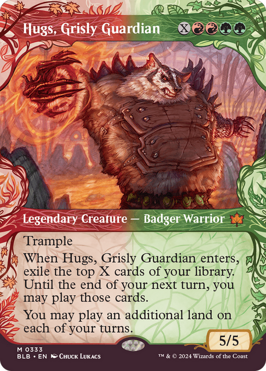 Hugs, Grisly Guardian (BLB-333) - Bloomburrow Foil