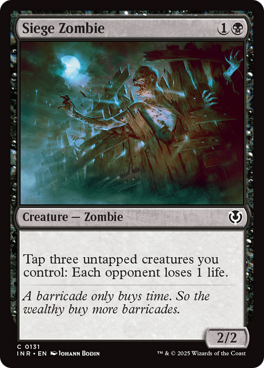 Siege Zombie (-131) - Innistrad Remastered Foil