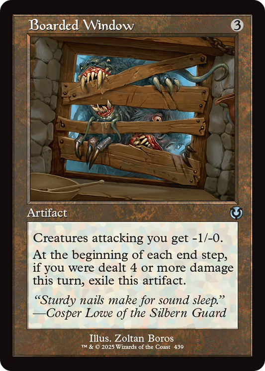Boarded Window (Retro Frame) (-439) - Innistrad Remastered