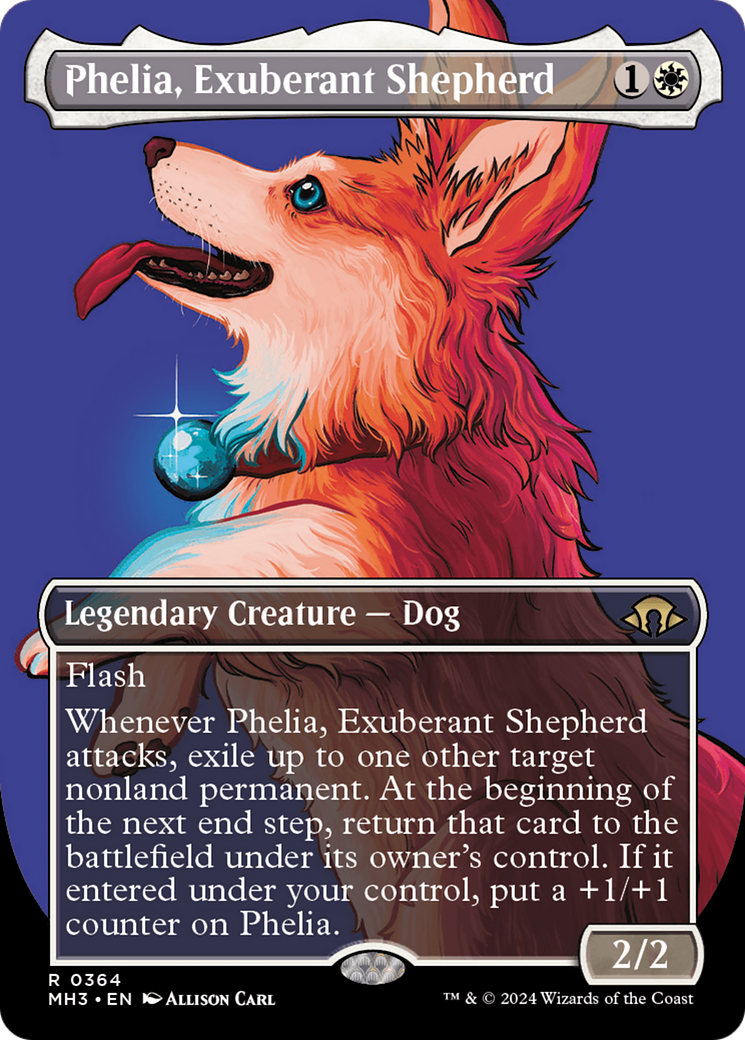 Phelia, Exuberant Shepherd (MH3-364) - Modern Horizons 3 (Borderless) Foil