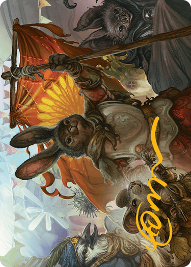 Valley Questcaller // Valley Questcaller (ABLB-037) - Bloomburrow Art Series (Borderless) Foil