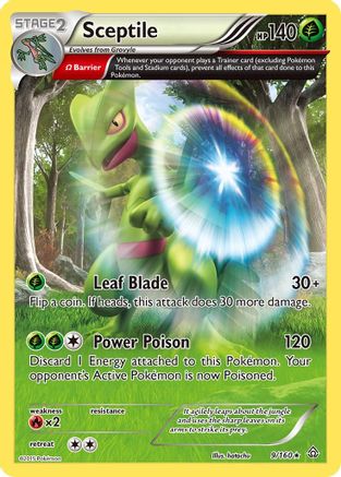 Sceptile (Omega) 9/160 - XY  Primal Clash Reverse Holofoil