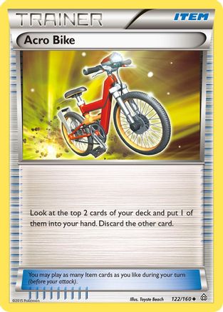 Acro Bike 122/160 - XY  Primal Clash Reverse Holofoil