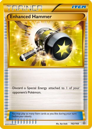 Enhanced Hammer (162 Secret Rare)/160 - XY  Primal Clash Holofoil