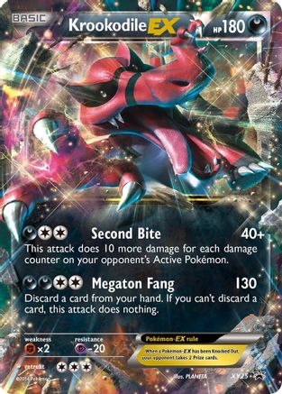 Krookodile EX - XY25 XY25/211 - XY Promos Holofoil