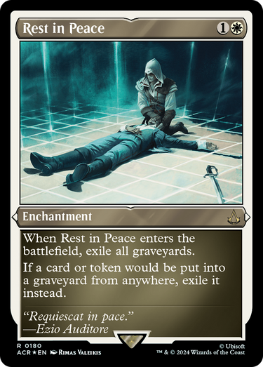 Rest in Peace (ACR-180) - Assassin's Creed Etched Foil