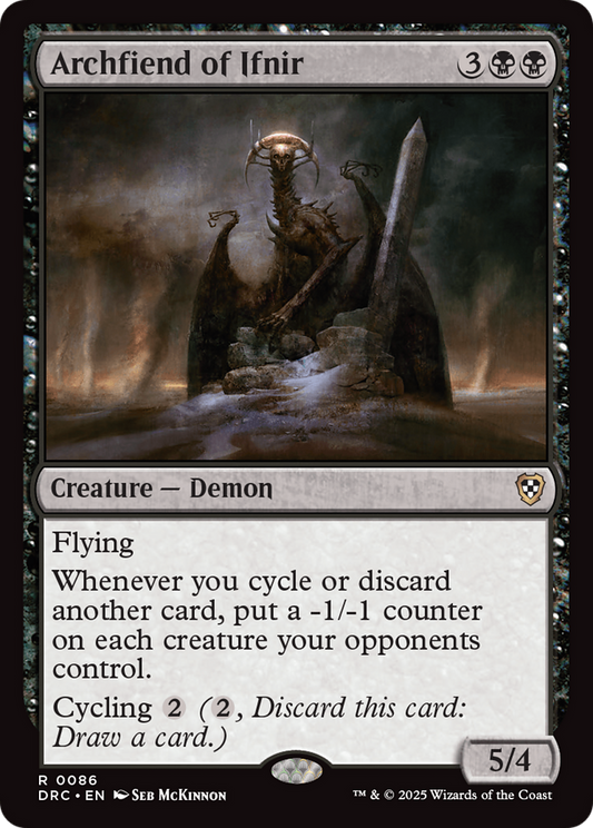 Archfiend of Ifnir (DRC-086) - Aetherdrift Commander