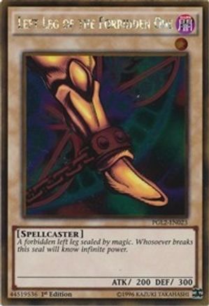 Left Leg of the Forbidden One (PGL2-EN023) - Premium Gold: Return of the Bling 1st Edition