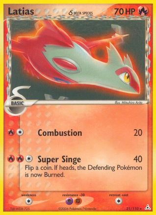 Latias - 21/110 - Deck Exclusives Holofoil