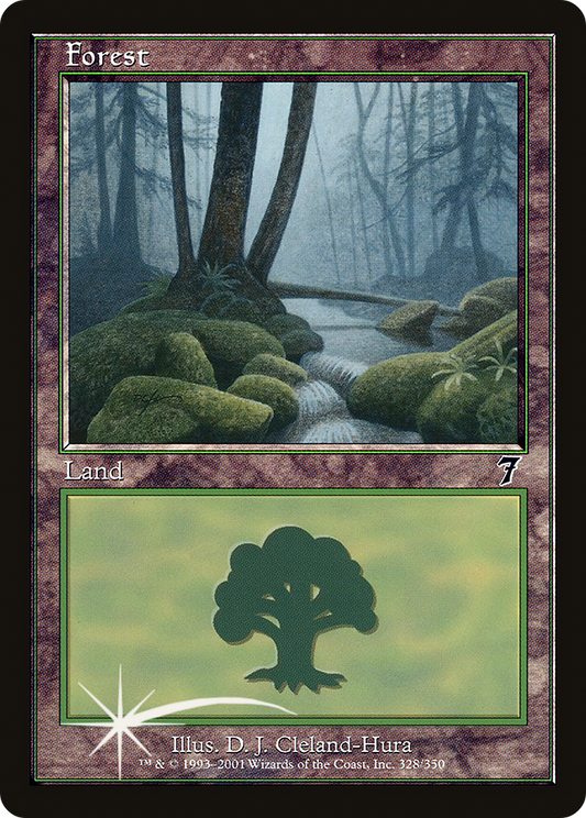 Forest (7ED-328★) - Seventh Edition Foil