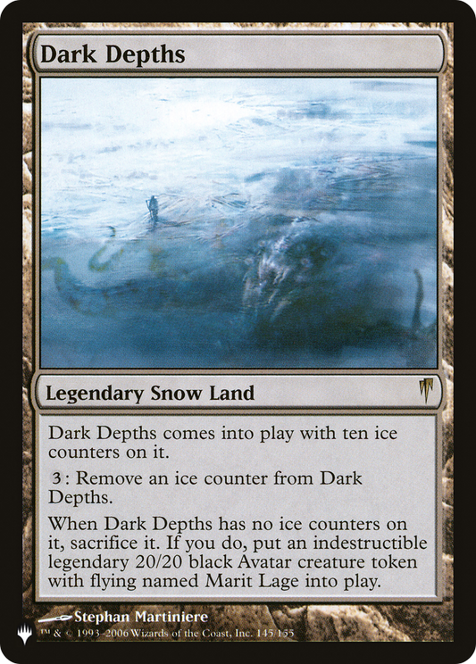 Dark Depths (LIST-CSP-145) - The List