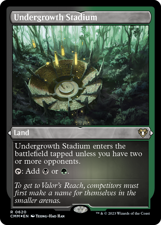 Undergrowth Stadium (CMM-620) - Commander Masters Etched Foil