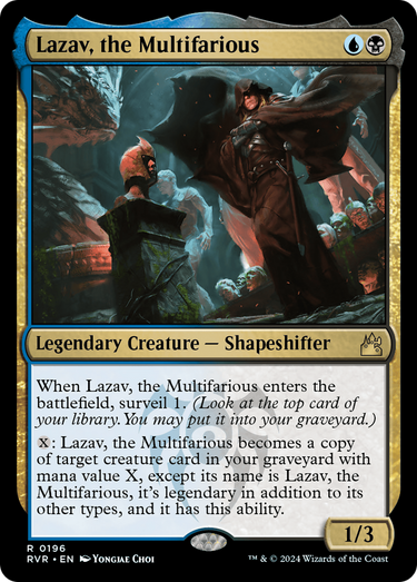 Lazav, the Multifarious (RVR-196) - Ravnica Remastered