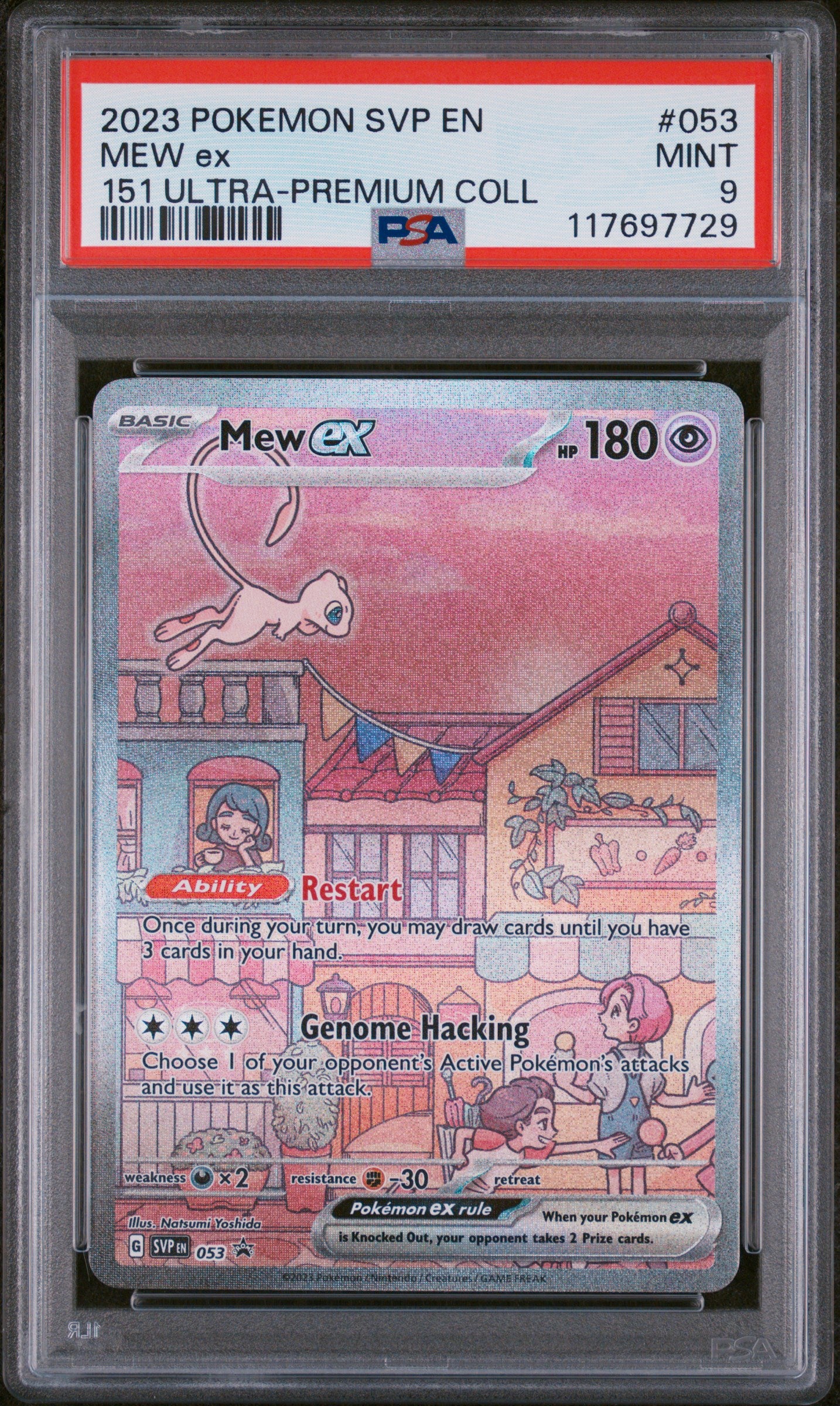 Mew ex PSA 9 053 Promo