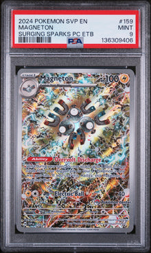 Magneton Surging Sparks PC ETB Promo #0159 PSA 9
