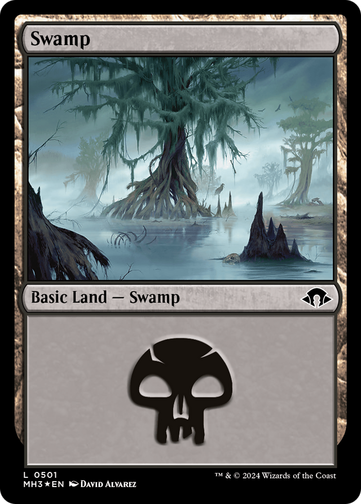 Swamp (MH3-501) - Modern Horizons 3 Foil