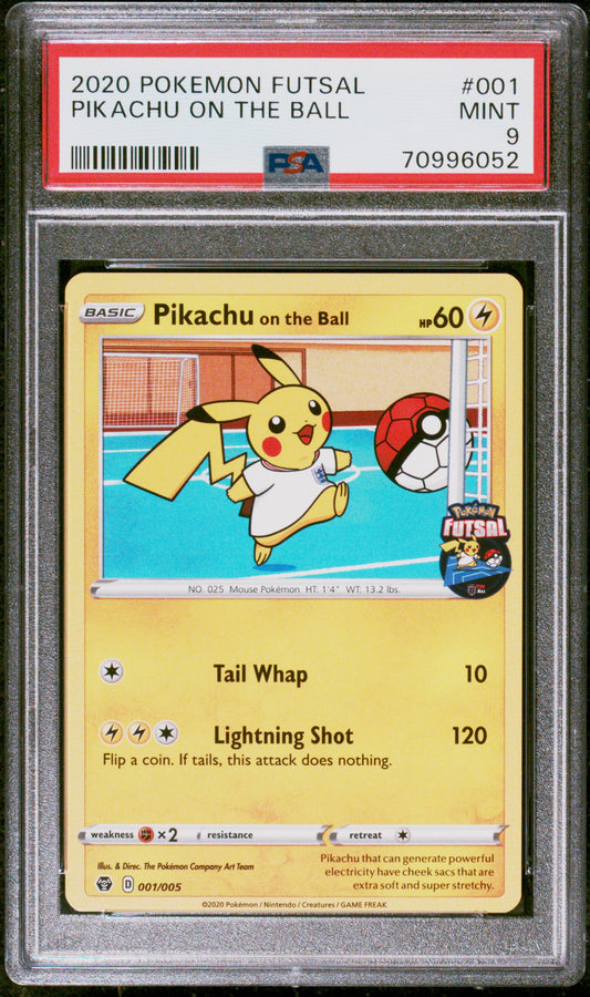 Pikachu On The Ball Promo #001 PSA 9