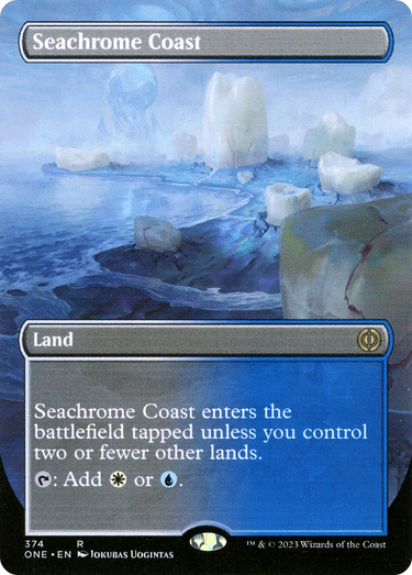 Seachrome Coast (Borderless) (ONE-374) - Phyrexia: All Will Be One (Borderless)