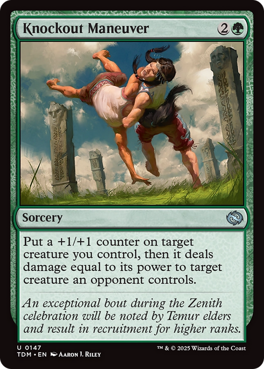 Knockout Maneuver (TDM-147) - Tarkir: Dragonstorm