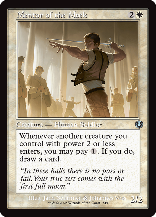 Mentor of the Meek (Retro Frame) (-345) - Innistrad Remastered