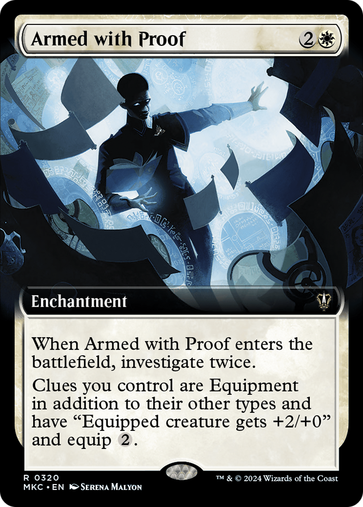 Armed with Proof (MKC-320) - Murders at Karlov Manor Commander: (Extended Art)