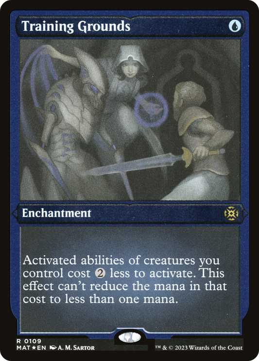 Training Grounds (MAT-109) - March of the Machine: The Aftermath Etched Foil