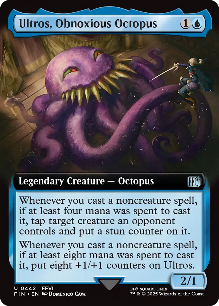 Ultros, Obnoxious Octopus (FIN-442) - FINAL FANTASY: (Extended Art) Foil