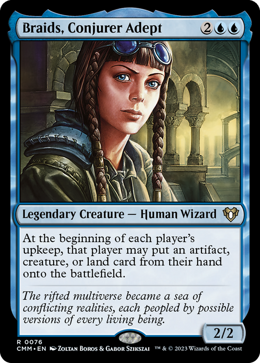 Braids, Conjurer Adept (CMM-076) - Commander Masters Foil