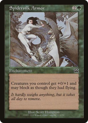 Spidersilk Armor (MMQ-273) - Mercadian Masques